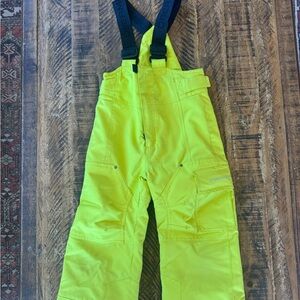 Obermeyer Kids Bright Yellow Ski Bibs